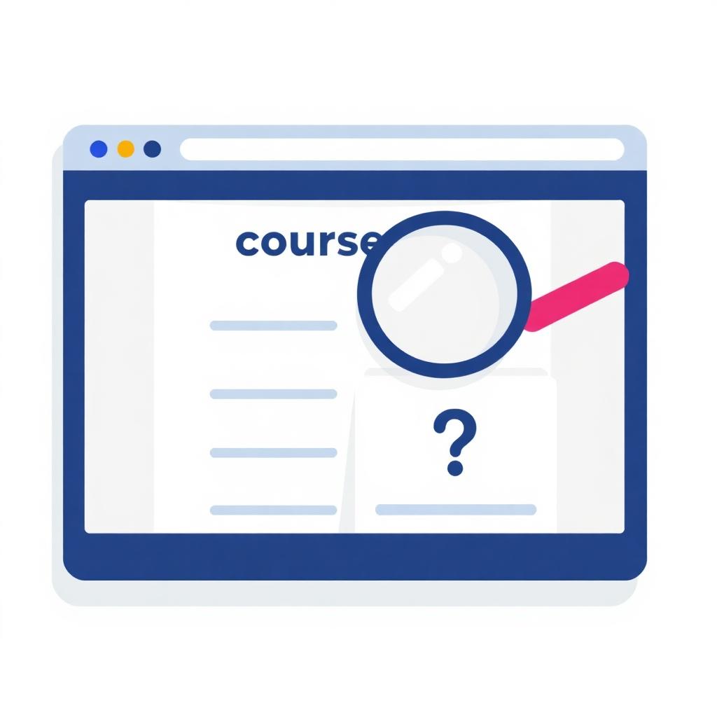 Meu curso não aparece